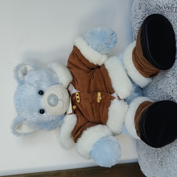 Build a bear blue teddy with outfit - Picture 1 of 2